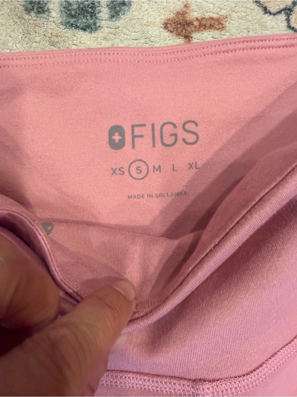 FIGS Chalk Pink Leggings Nursing - Picture 5 of 9
